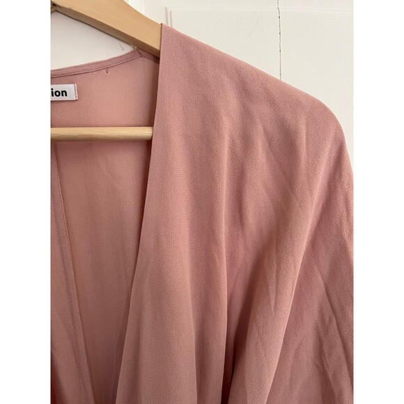 NWT Reformation Winslow Wrap Maxi Dress in Blush Size Medium - Picture 8 of 12